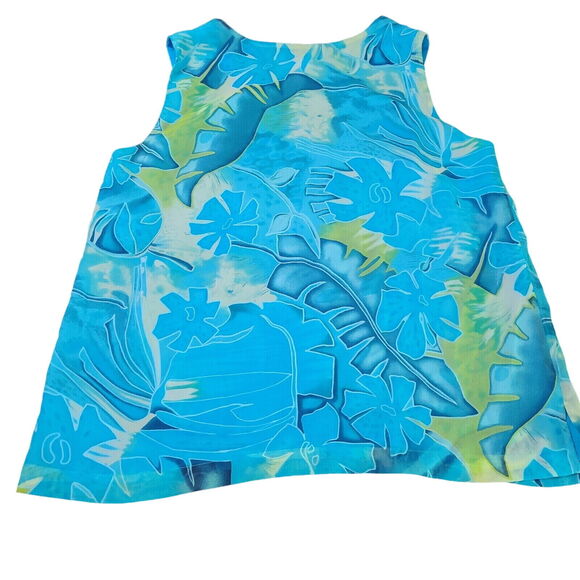 Draper's & Damon's Womens Tank Top Multicolor Size Medium 100% Polyester - Picture 2 of 12